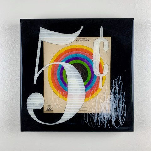 Jay Hanscom, Nickel w/Rainbow Target, 2024