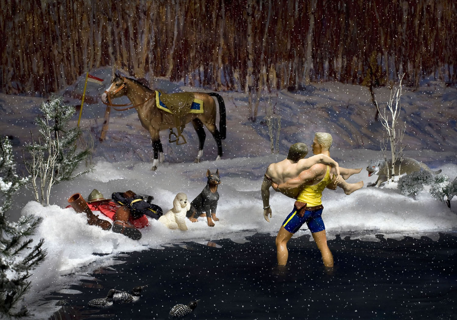 Diana Thorneycroft, Group of Seven Awkward Moments (Birches in Winter, Algonquin Park)