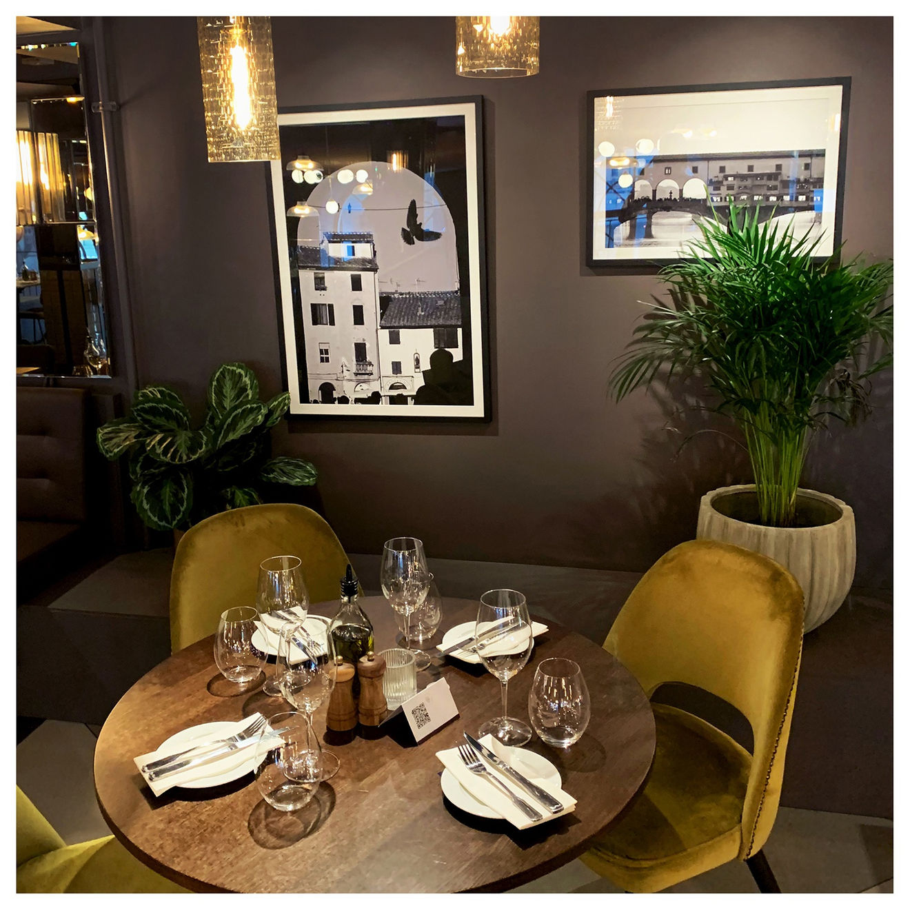 From Italian restaurant Il Teatro in Hamar Norway