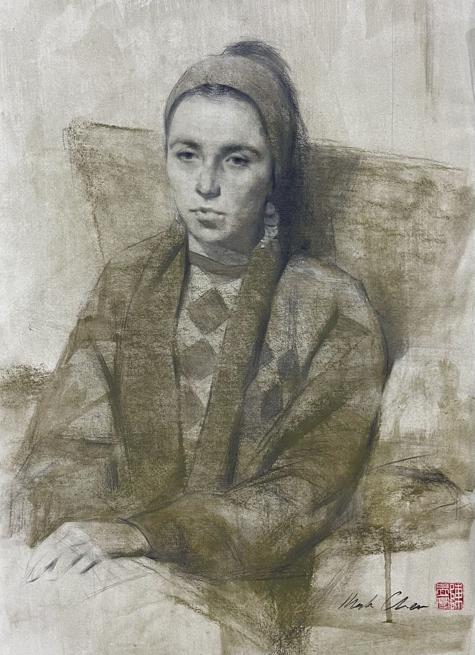 Mark Chen, Portrait of Lea, 2024