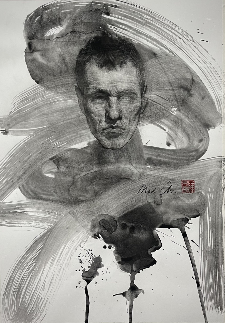 Mark Chen, Calligraphy 2, 2024