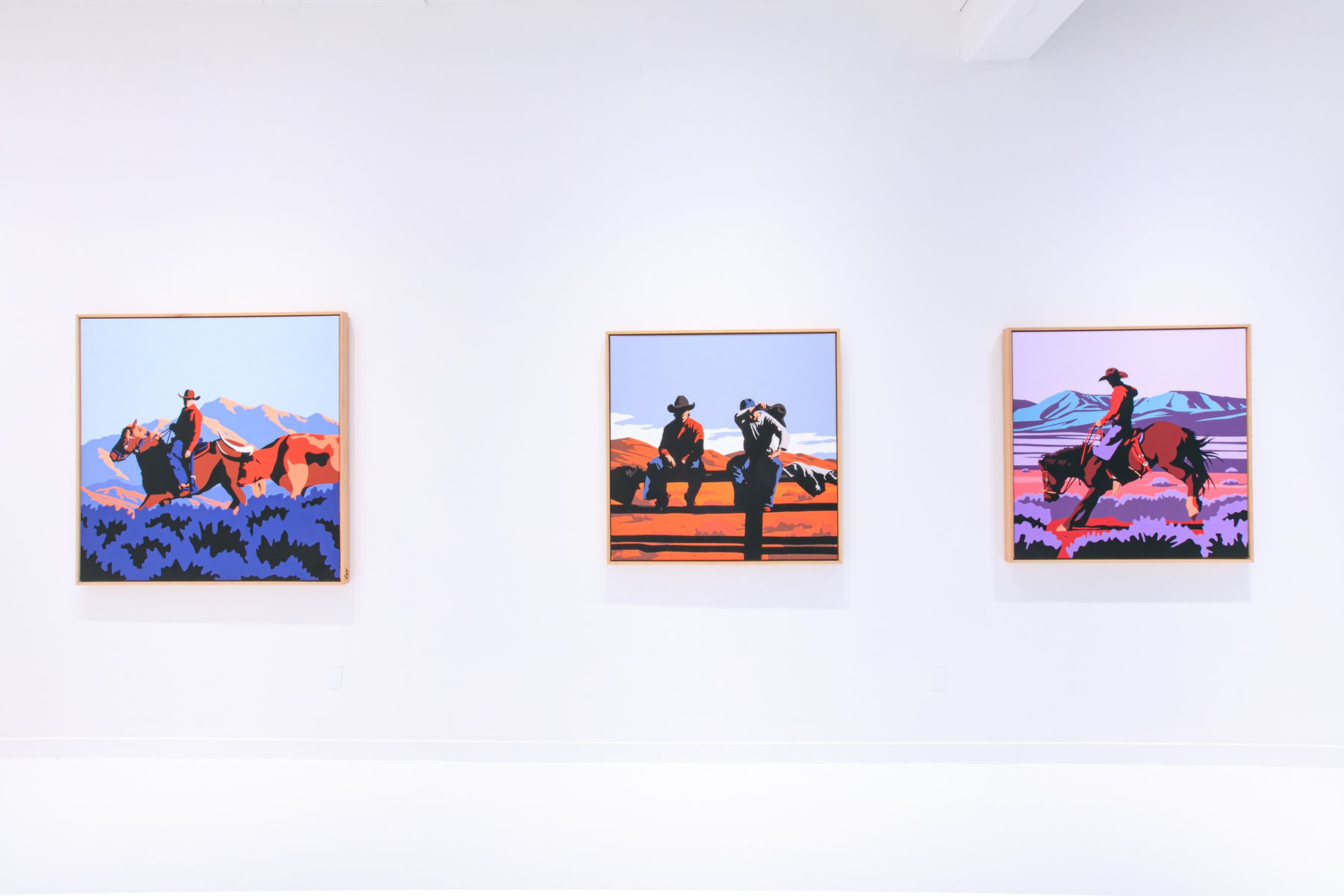 "Sweat & Blood" installation view