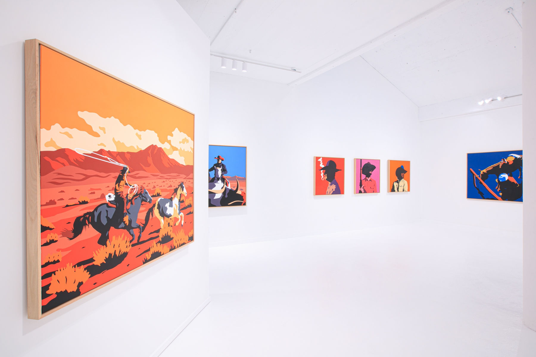 "Sweat & Blood" installation view