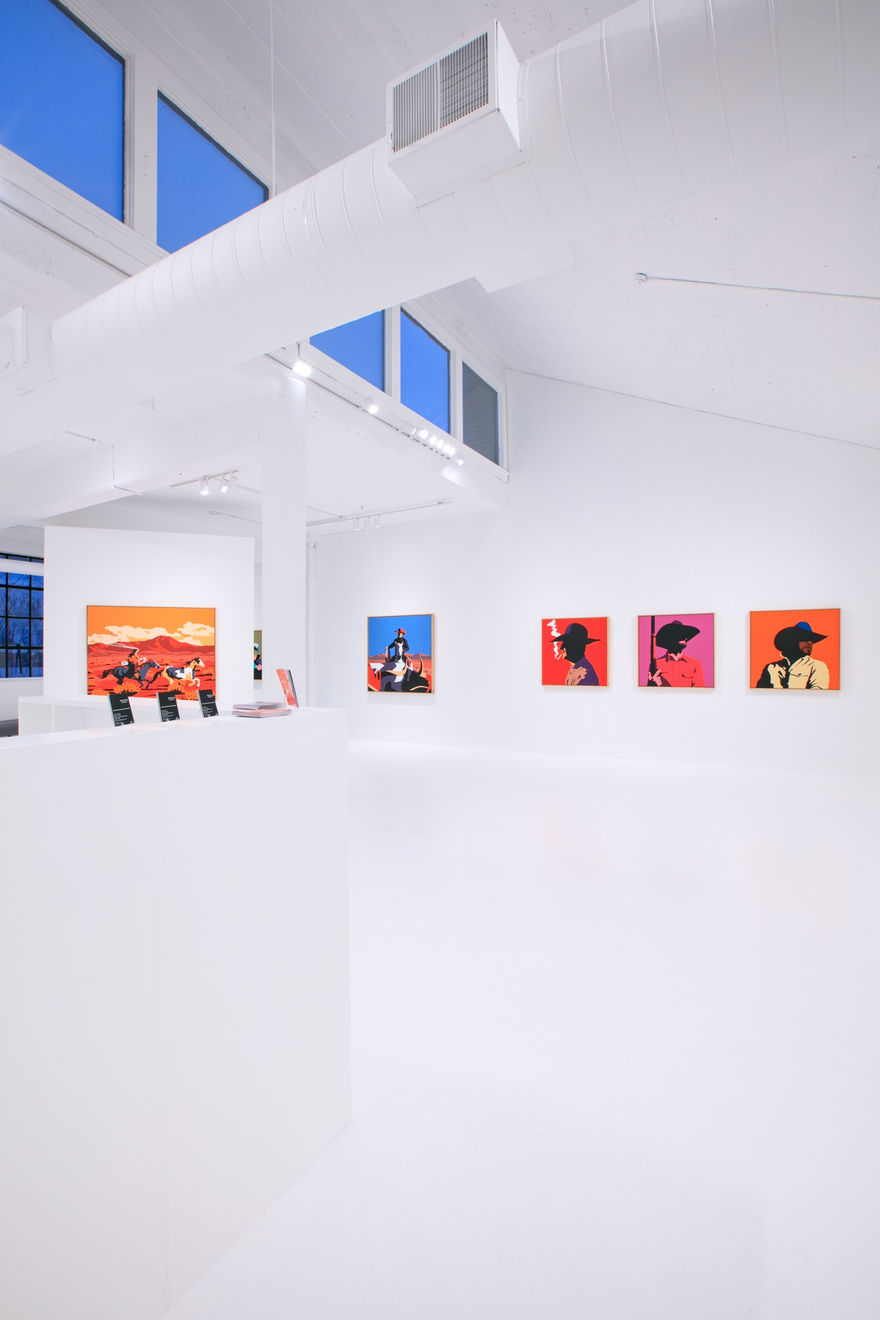 "Sweat & Blood" installation view