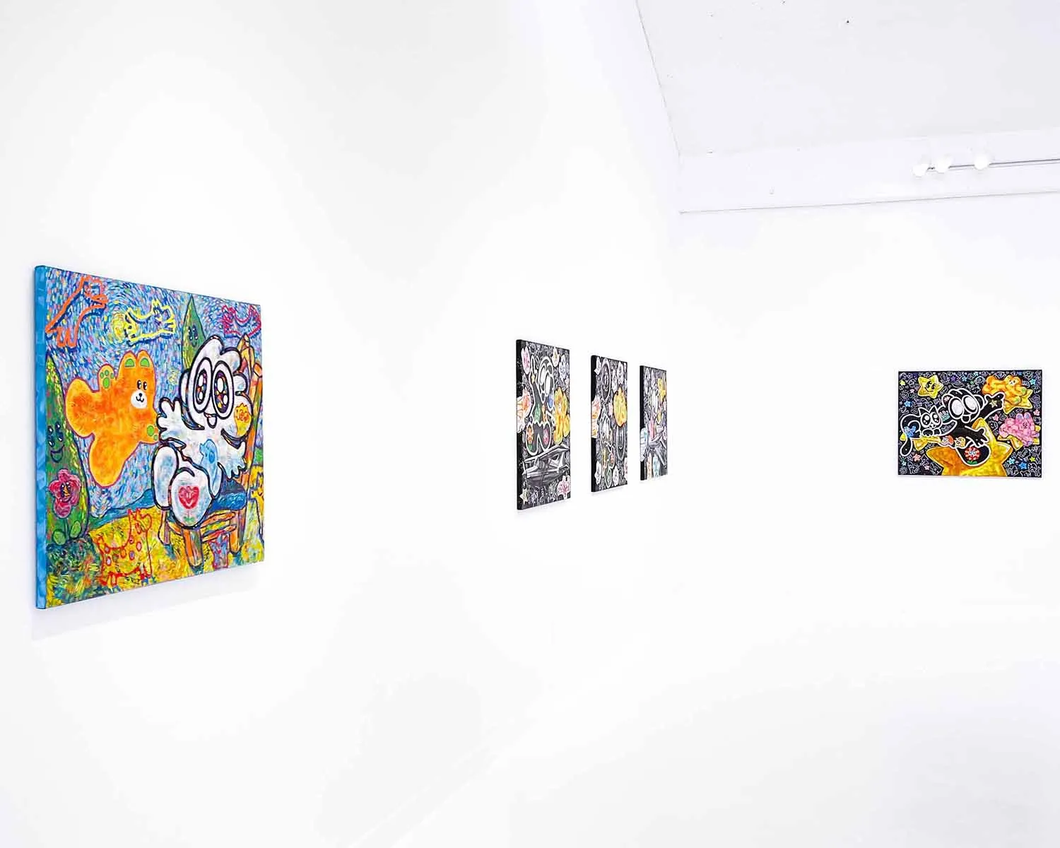 Yusuke Toda, "The World of YUM & Friends", installation view