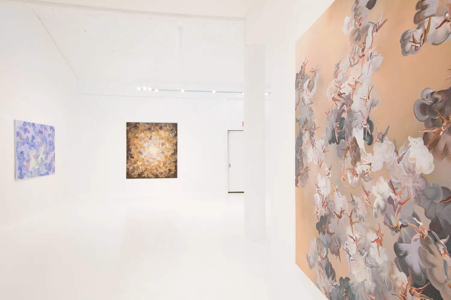 Paul Kuntze, Falling Angels, installation view