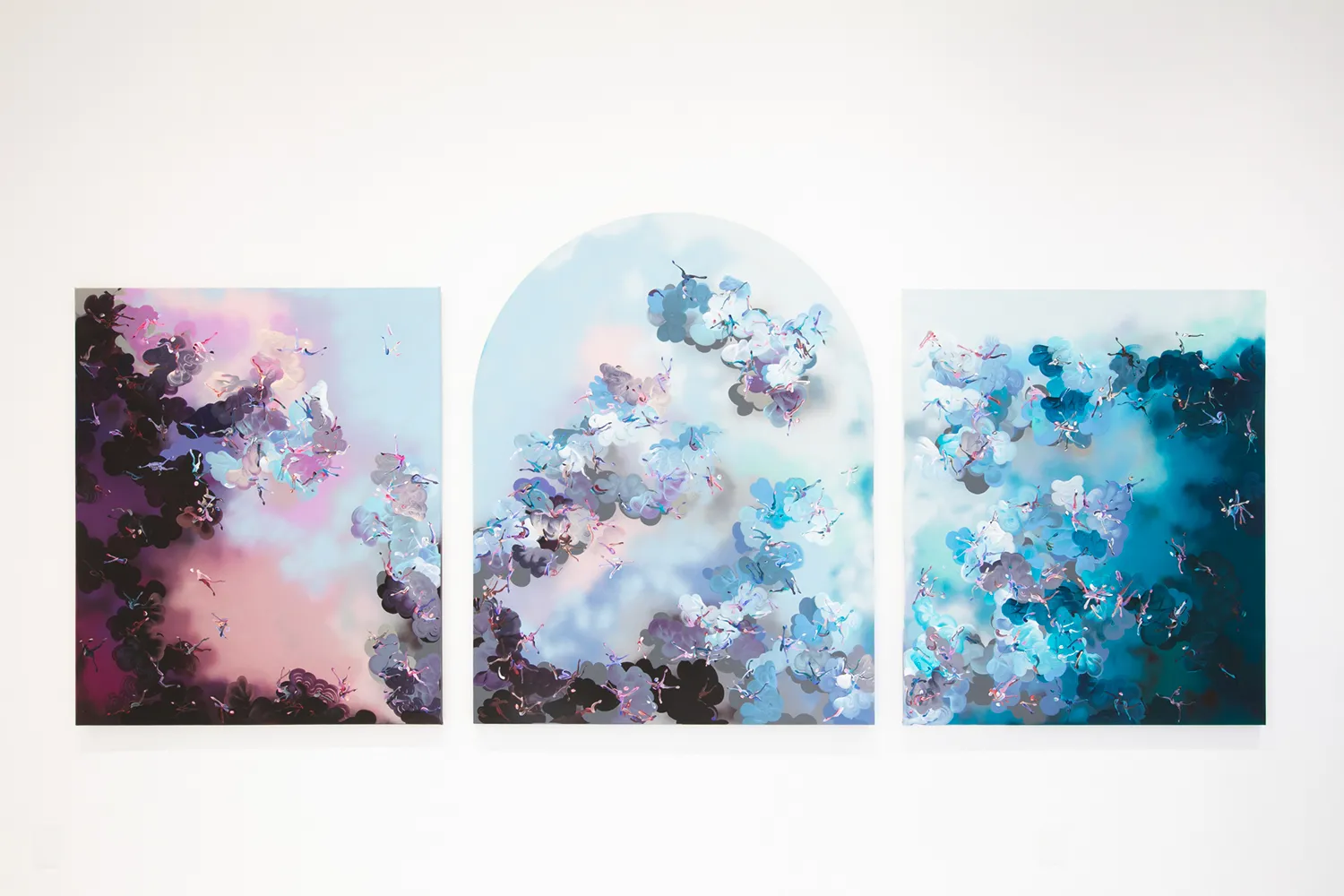 Paul Kuntze, Falling Angels, installation view