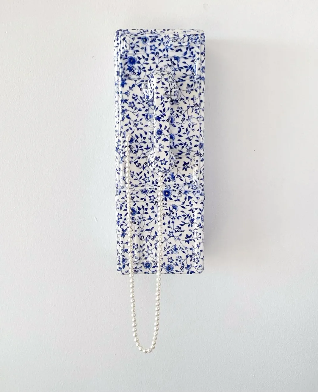 "Lofty Floral Payphone With Gold", 2024