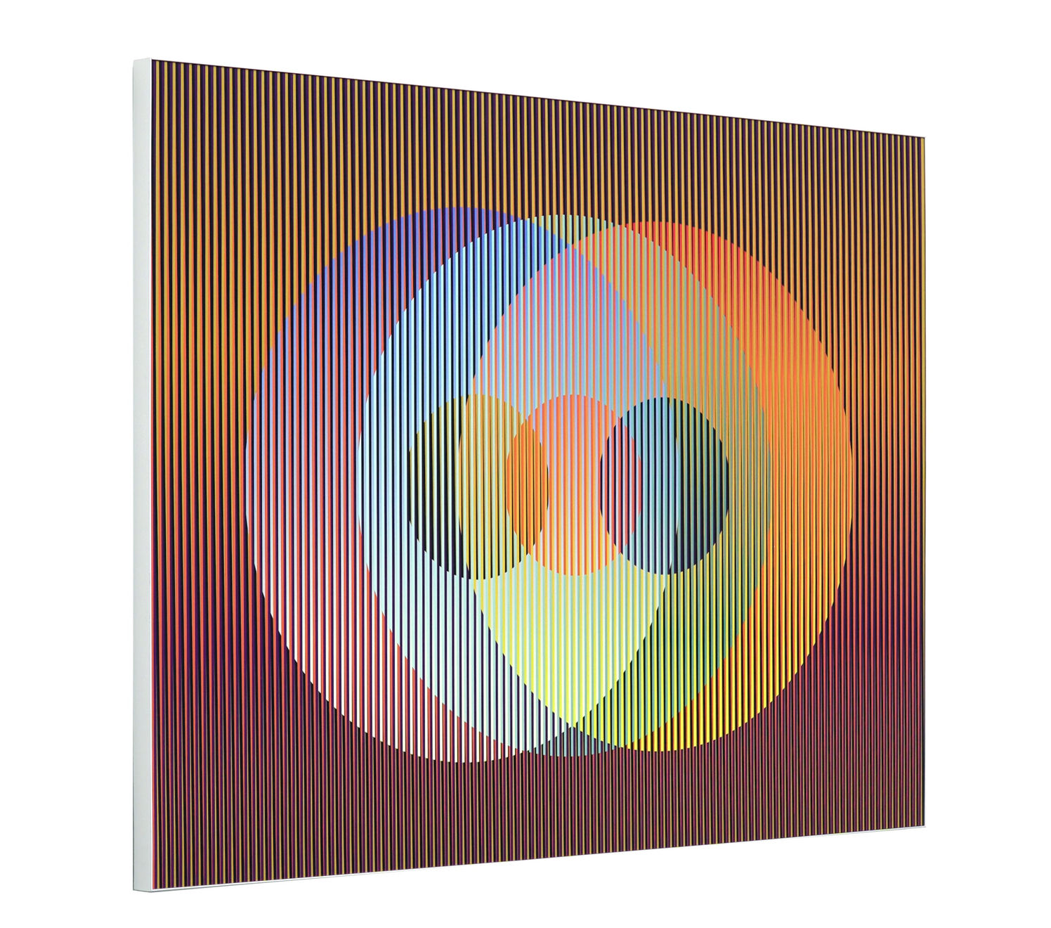 Carlos Cruz-Diez, I Color Aditivo Panam Círculos 9 , 2010