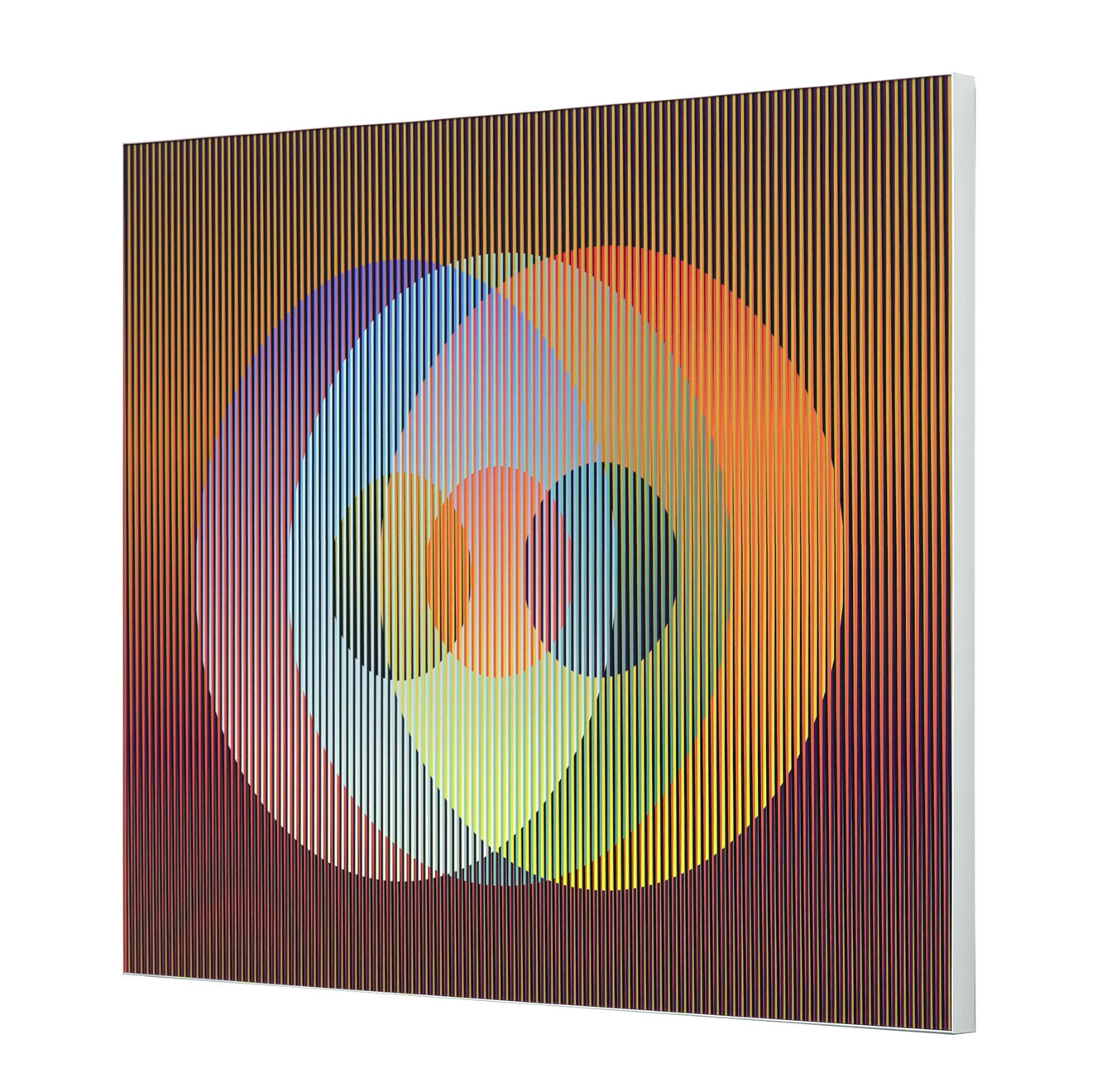 Carlos Cruz-Diez, I Color Aditivo Panam Círculos 9 , 2010