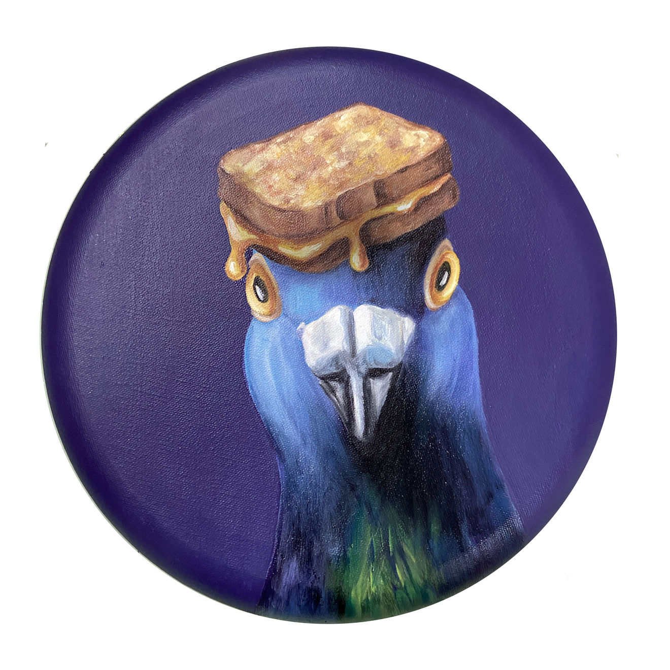 JJ Galloway/The Arty Pigeon Lady, Grilled Cheese Pigeon