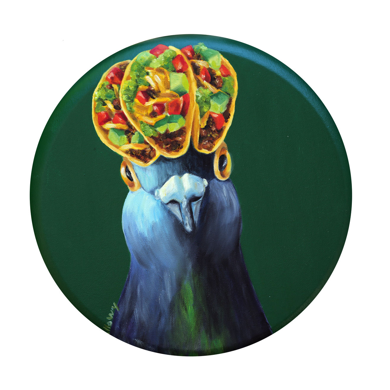 JJ Galloway/The Arty Pigeon Lady, Taco Tricorn No.6