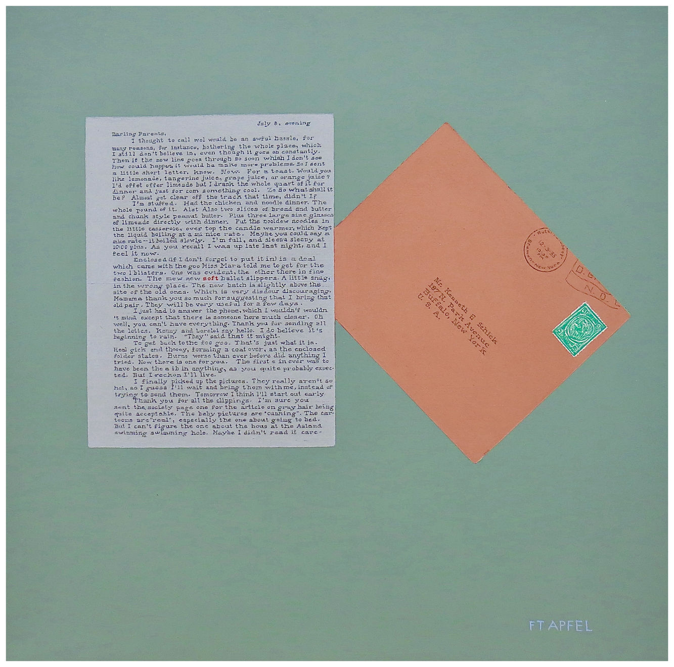 Fern T. Apfel, Darling Parents