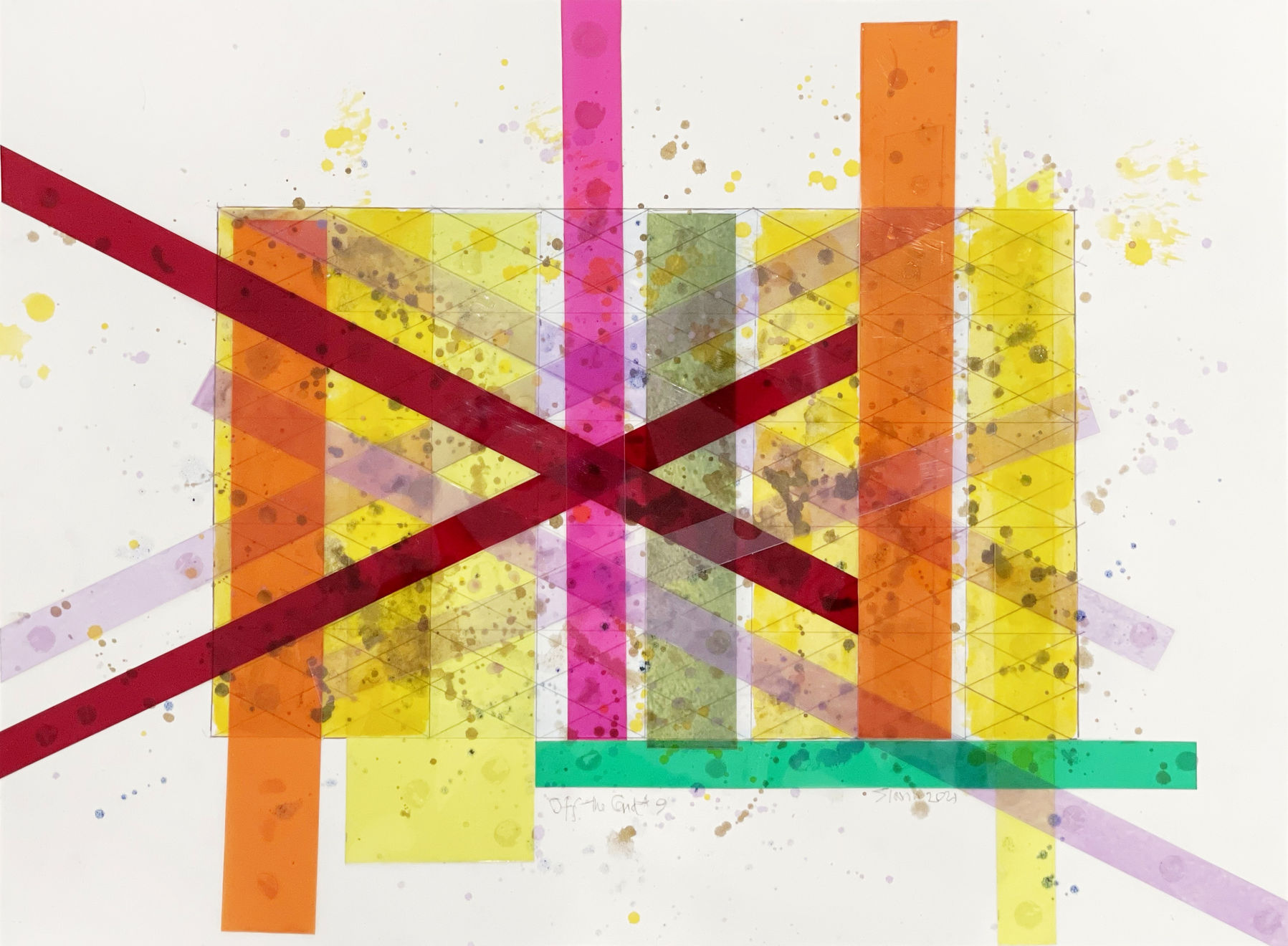 Arlene Slavin, Off the Grid #9, 2021