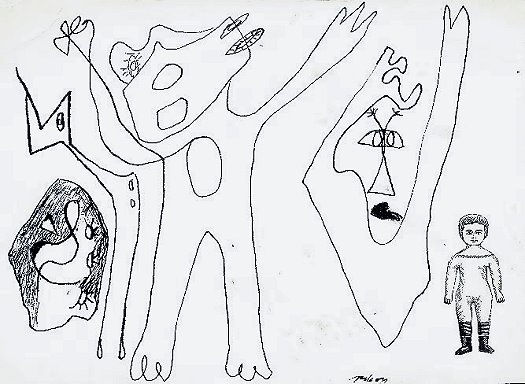 Jackson Pollock, Greeting Card, 1943-45