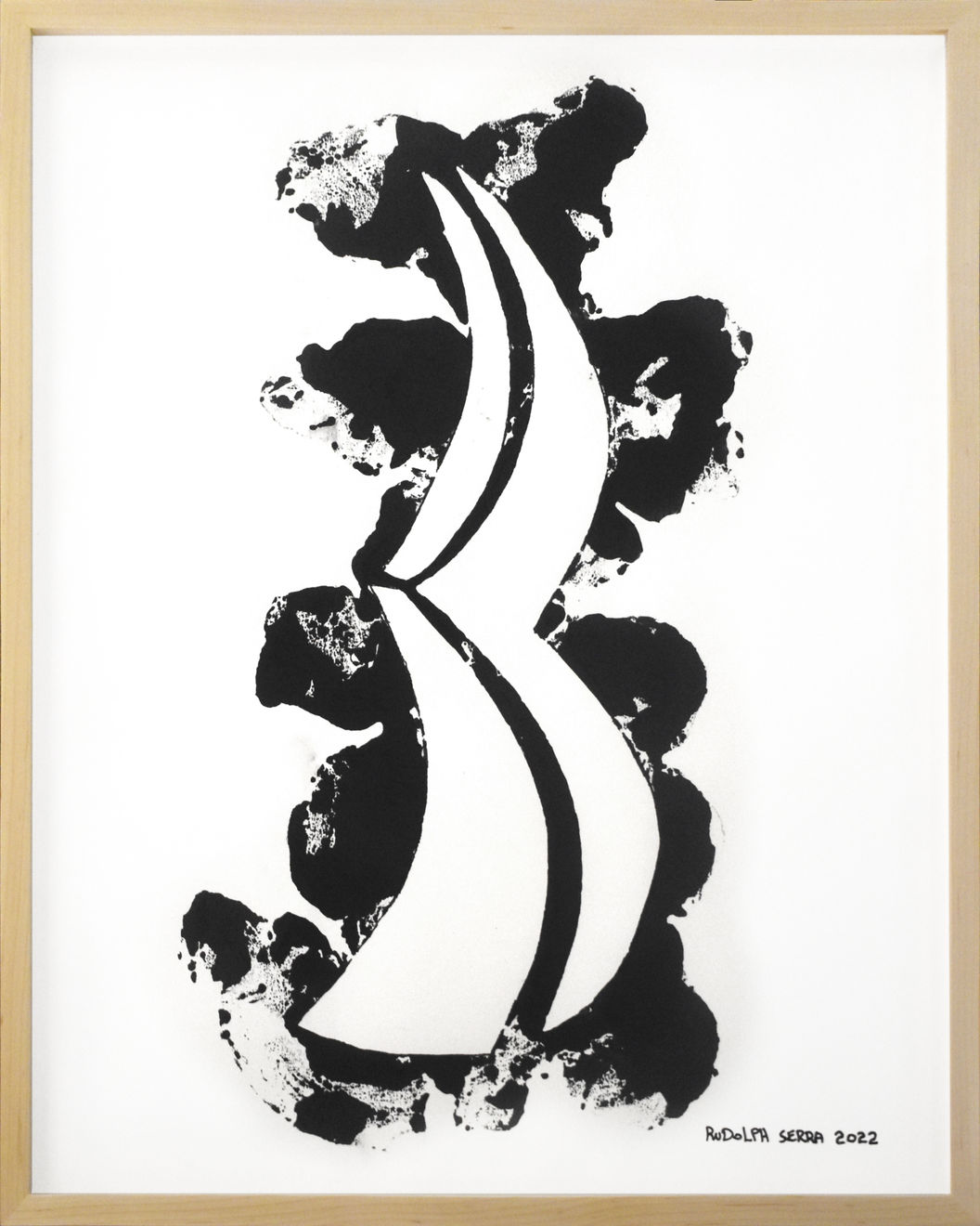 Rudolph Serra, Untitled 5 (Asemic Series), 2022