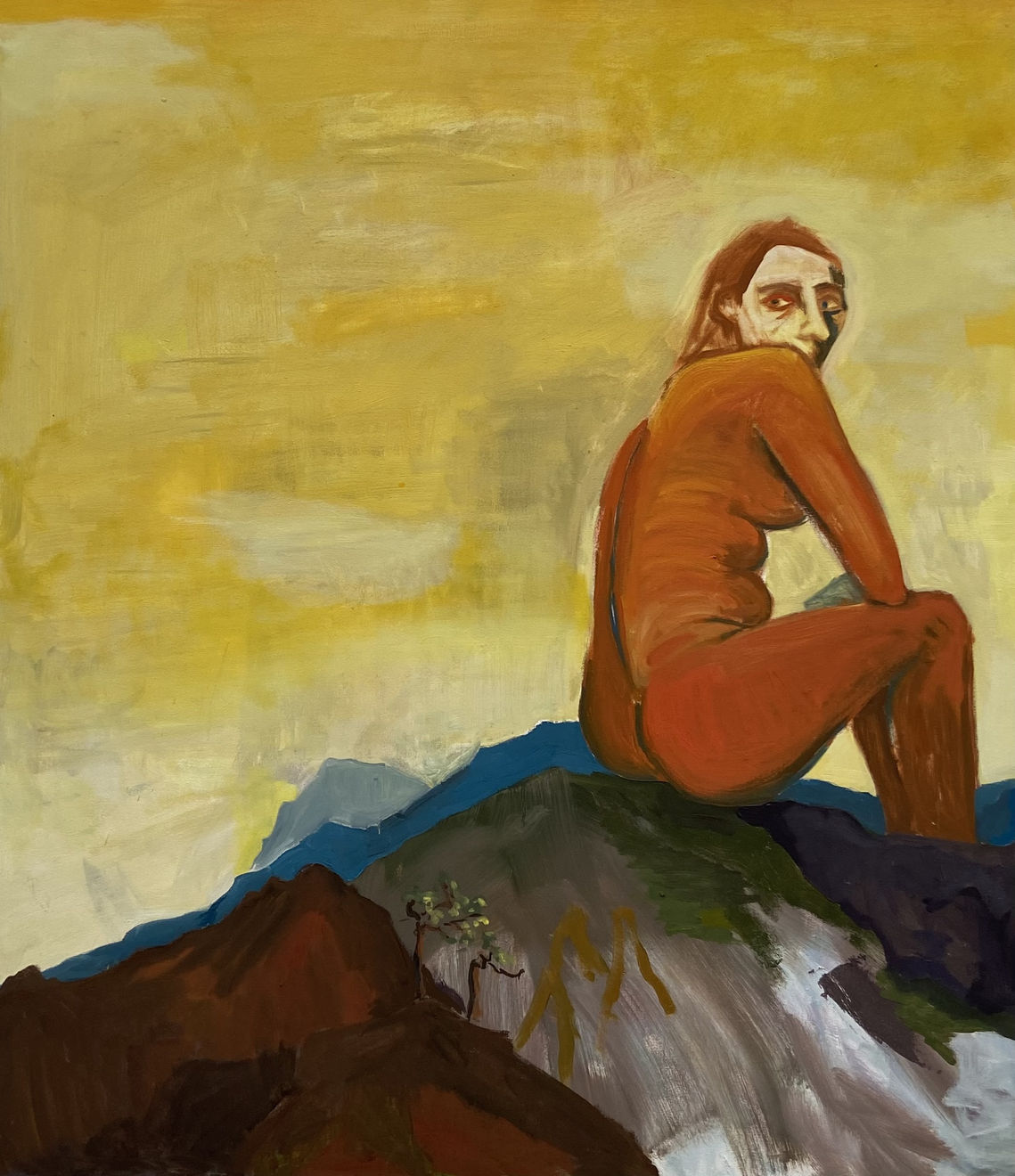 Alison Causer, Mountain Sitter, 2021