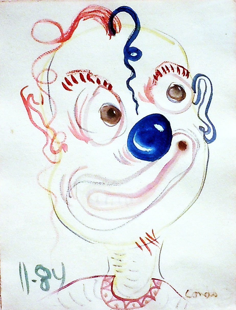 George Condo, Untitled (Head), 1984