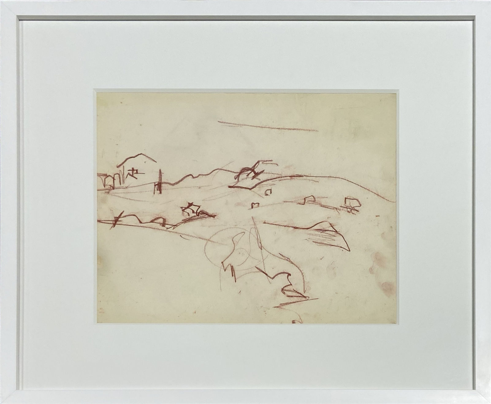 Mercedes Matter, Untitled (Figure Study) 2554, c. 1966-68