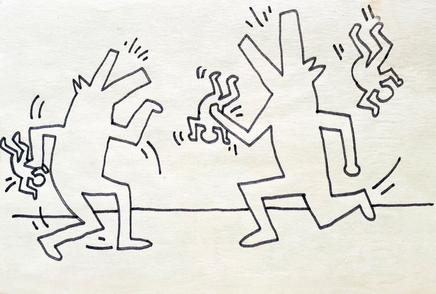 Keith Haring, Untitled (Barking Dogs), 1982