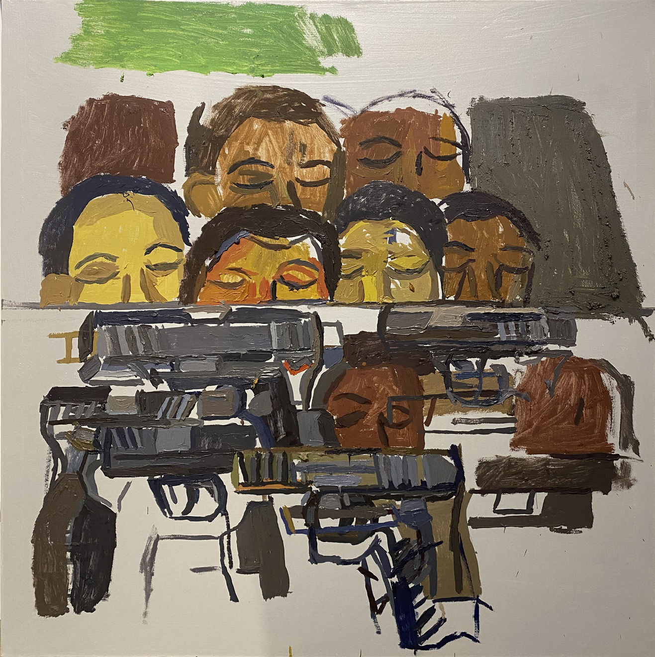 Clintel Steed, Guns and heads!, 2020