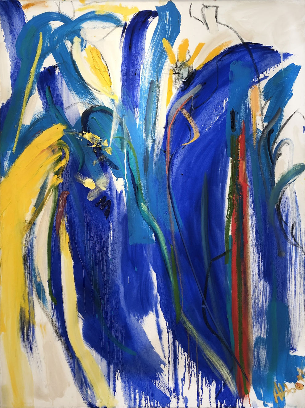 Mary Abbott, Untitled (blue), 2005