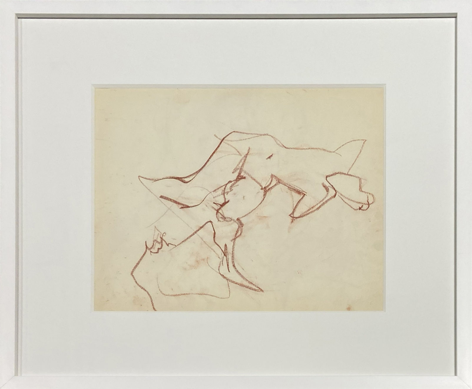 Mercedes Matter, Untitled (Figure Study) 2557, c. 1966-68
