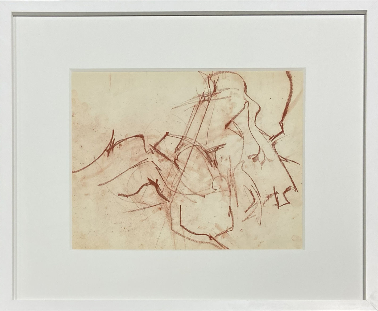 Mercedes Matter, Untitled (Figure Study) 2550, c. 1966-68