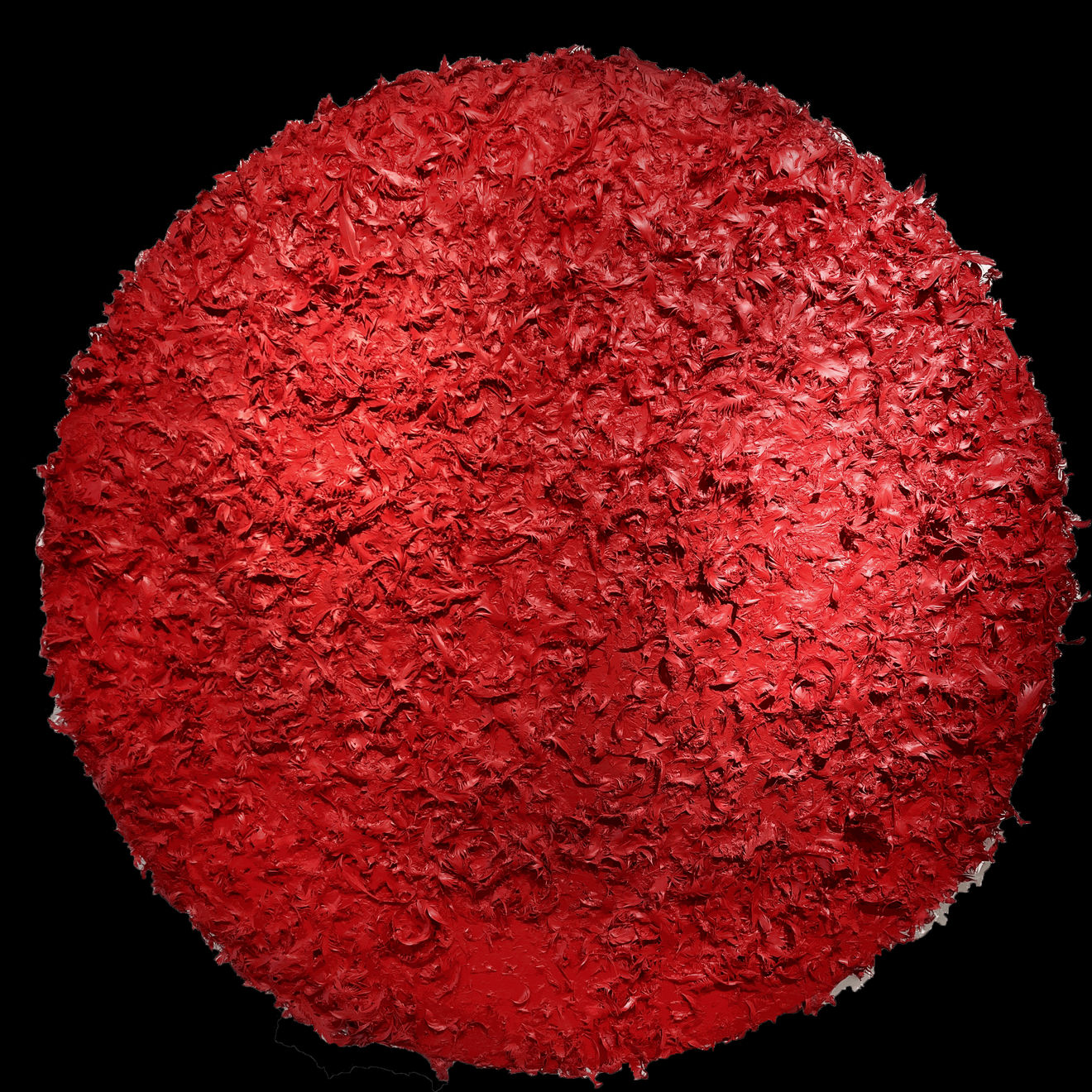 Gregory Coates, Afro Series, Seeing Red #4, 2018