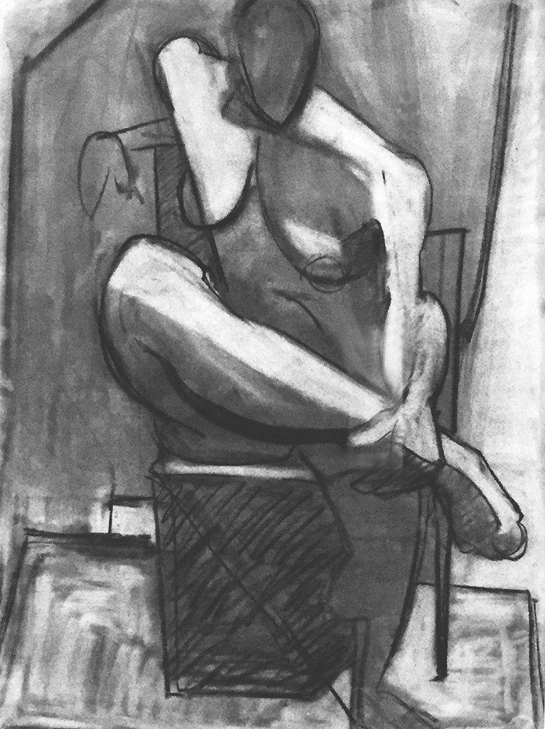Lee Krasner, Nude Study from Life, 1937