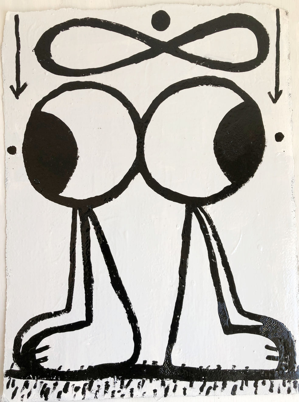 Susan Carr, The Watchers, 2021