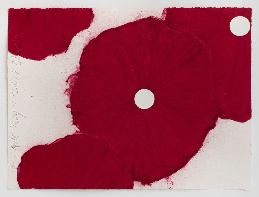 Donald Sultan, Four Reds May 2, 2017