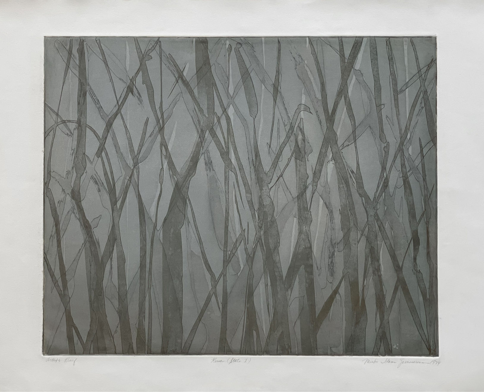 Michi Itami, Kusa (State I), 1974