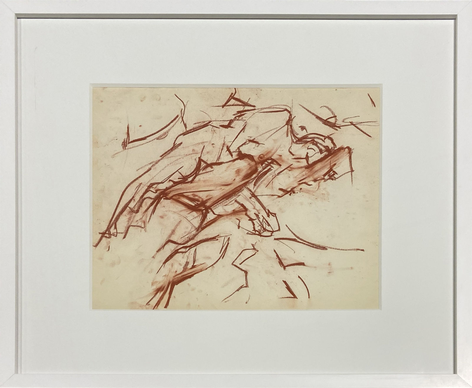 Mercedes Matter, Untitled (Figure Study) 2560, c. 1966-68