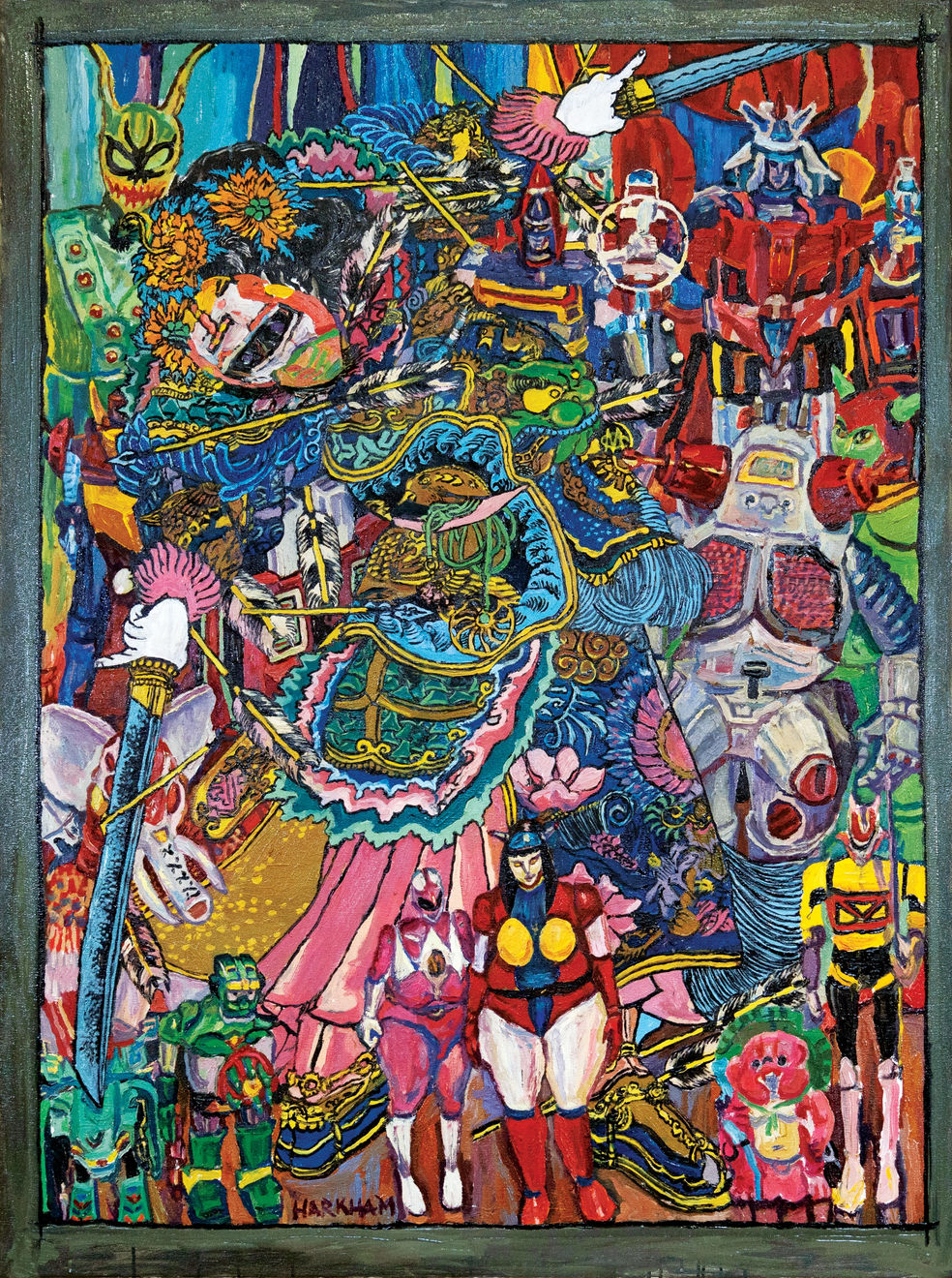 Jonathan Harkham, Kuniyoshi Study #1 , 2021