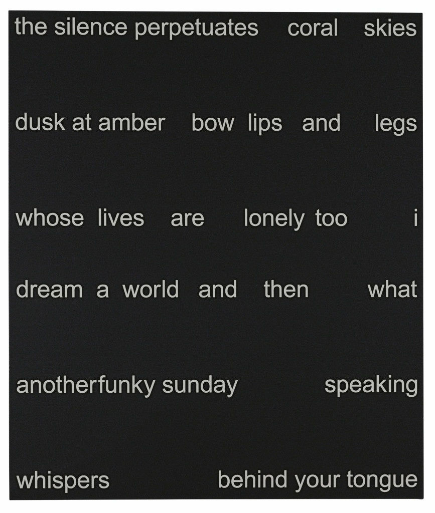 Adam Pendleton, The Silence Perpetuates , 2005