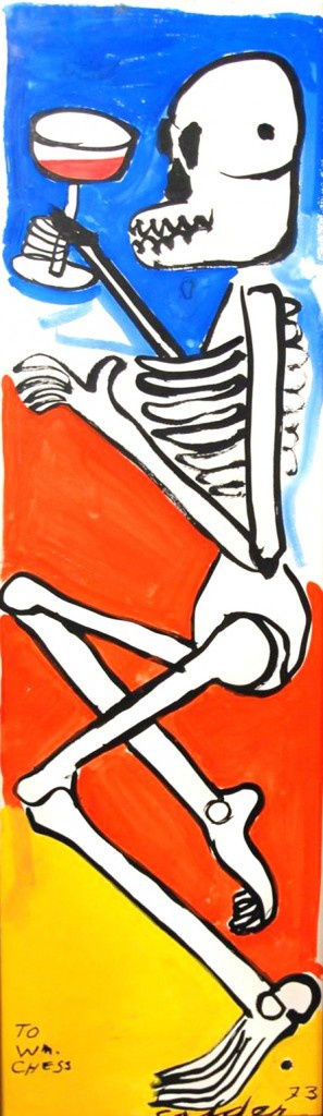 Alexander Calder, Skeleton Toasting, 1973