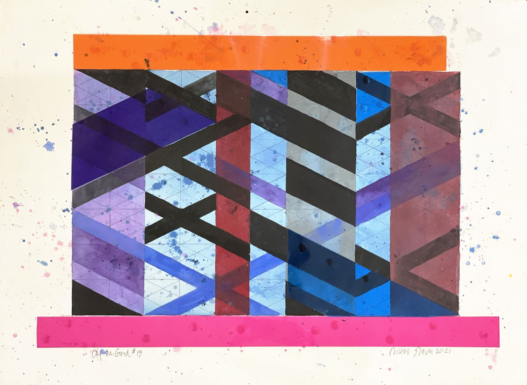 Arlene Slavin, Off the Grid #19, 2021