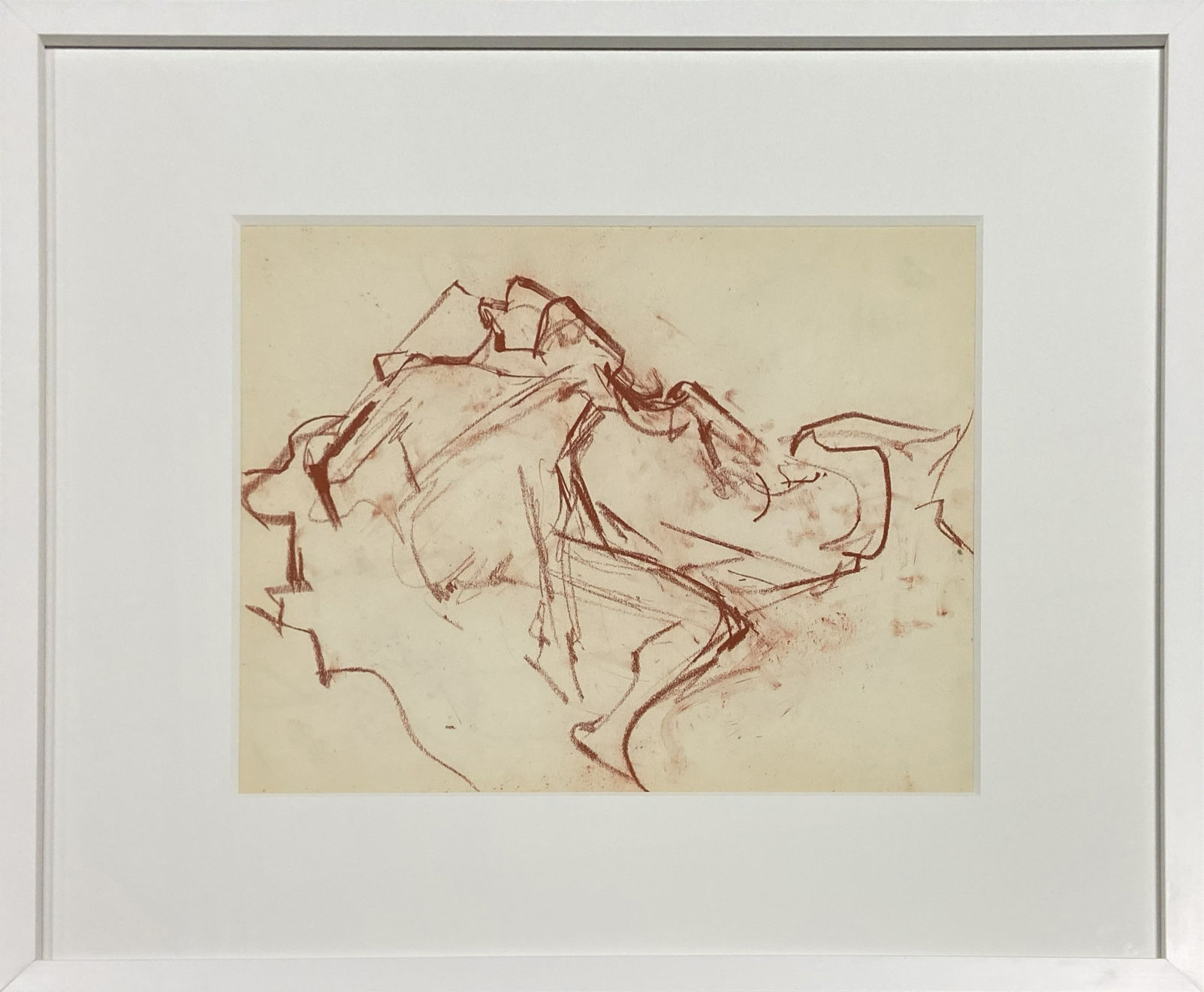 Mercedes Matter, Untitled (Figure Study) 2555, c. 1966-68