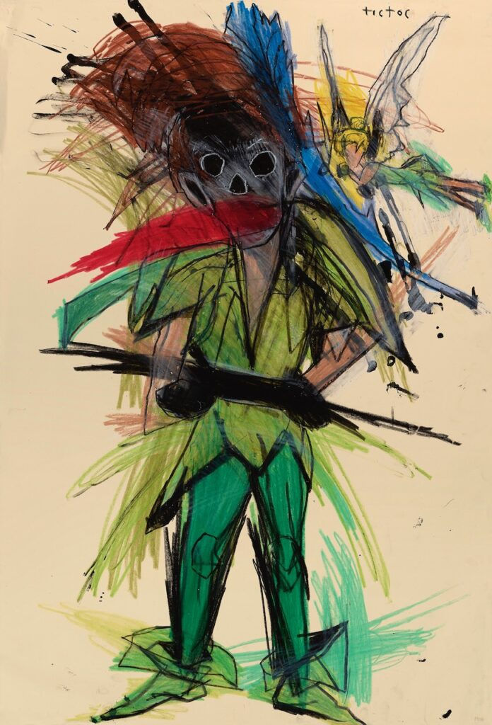 Dana Louise Kirkpatrick, A Boy in a Dress is a Girl Are You Upset...TIC TOC (Peter Pan with Tinkerbell), 2018