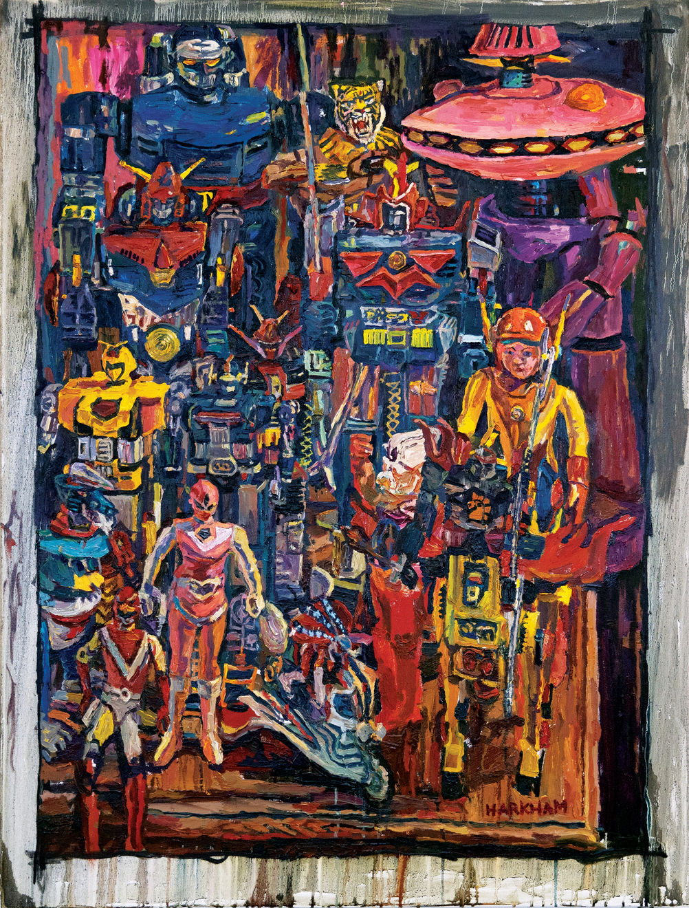 Jonathan Harkham, The Horde Study (In Red Light), 2021