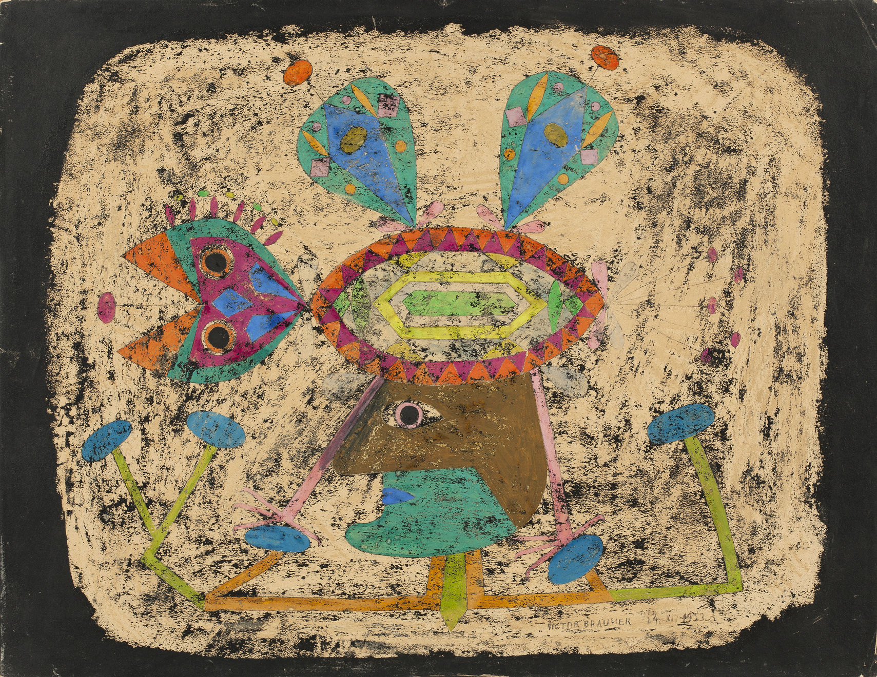 Victor Brauner, Composition, 1953