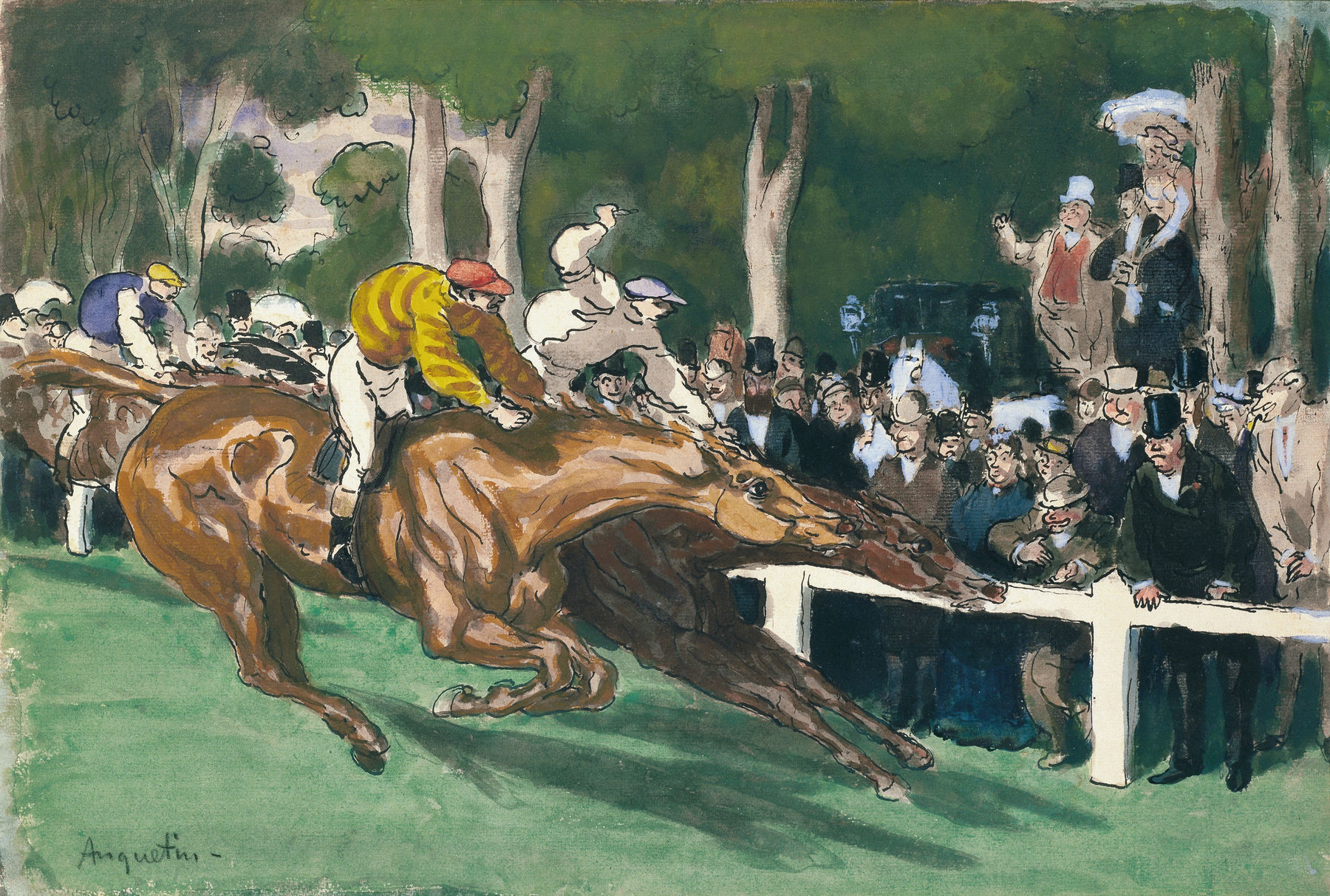 Louis Anquetin, L'Arrivée, Vers 1984