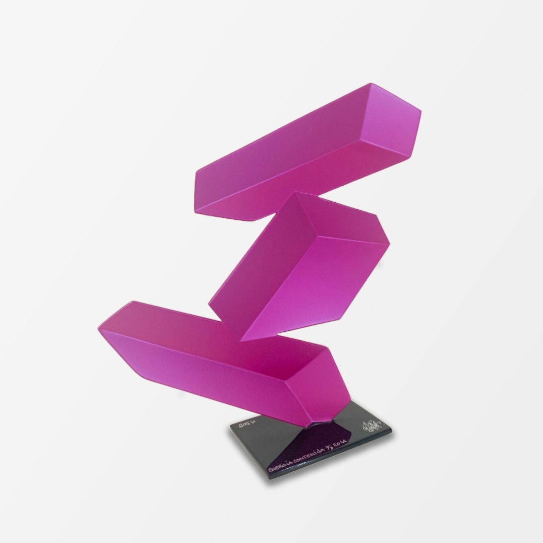 Rafael Barrios, Energeia Contenida (Magenta Opal), 2014