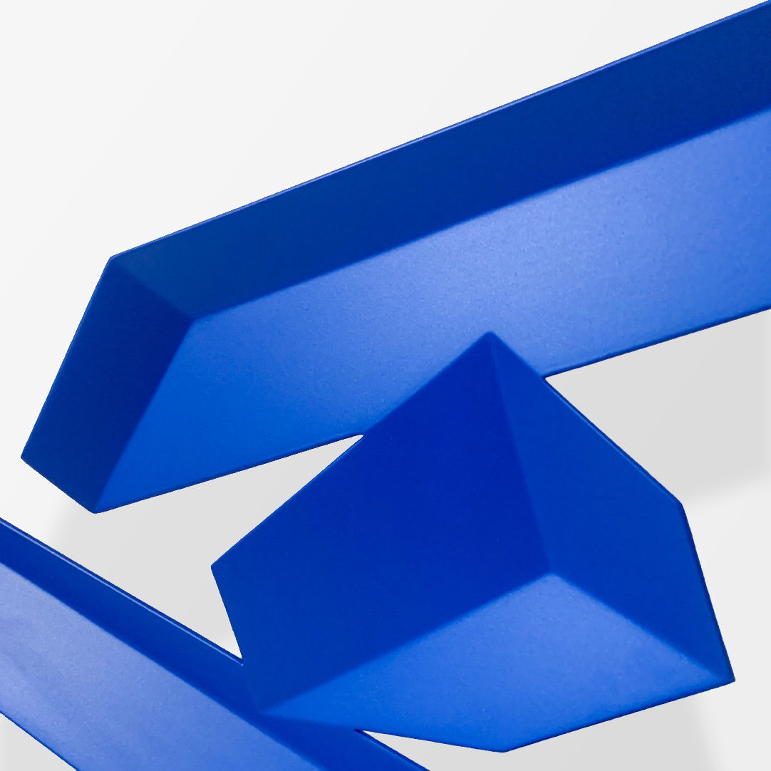 Rafael Barrios, Acrobatica (Iridescent Blue), 2015