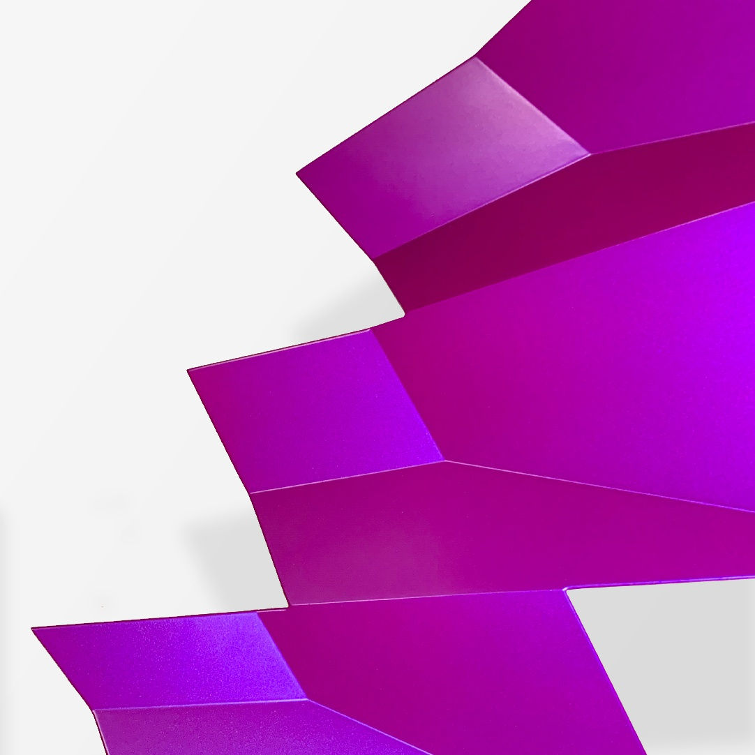 Rafael Barrios, Triedro (Magenta Opal), 2016