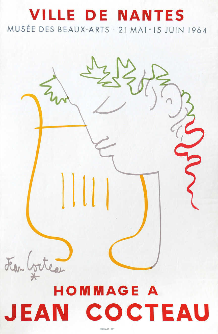 Jean Cocteau, Ville De Nantes - Hommage a Jean Cocteau, 1964