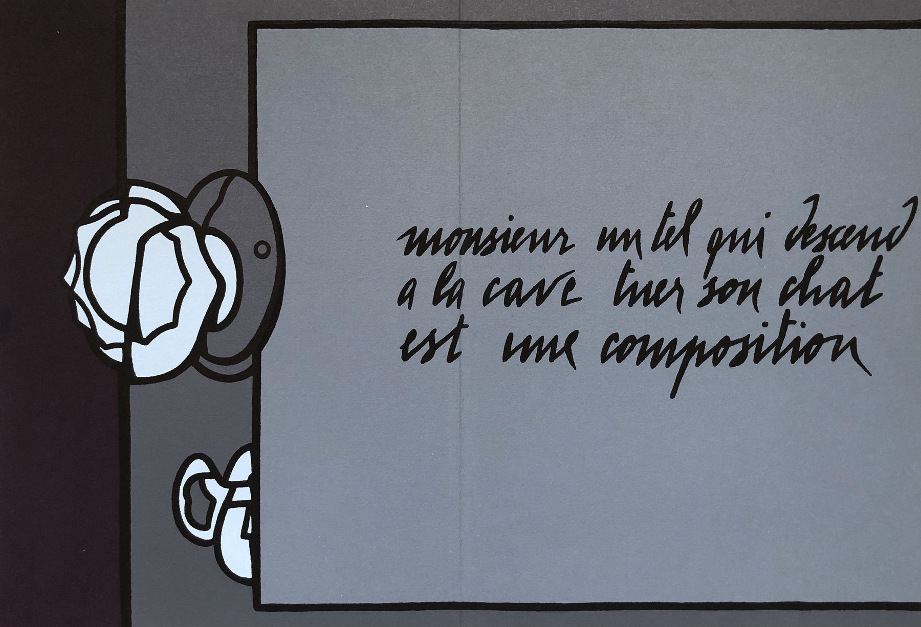 Summer Secret Bid Auction 2022, LOT 2: Valerio Adami - From ‘Derrière le Miroir - Adami’, 1976