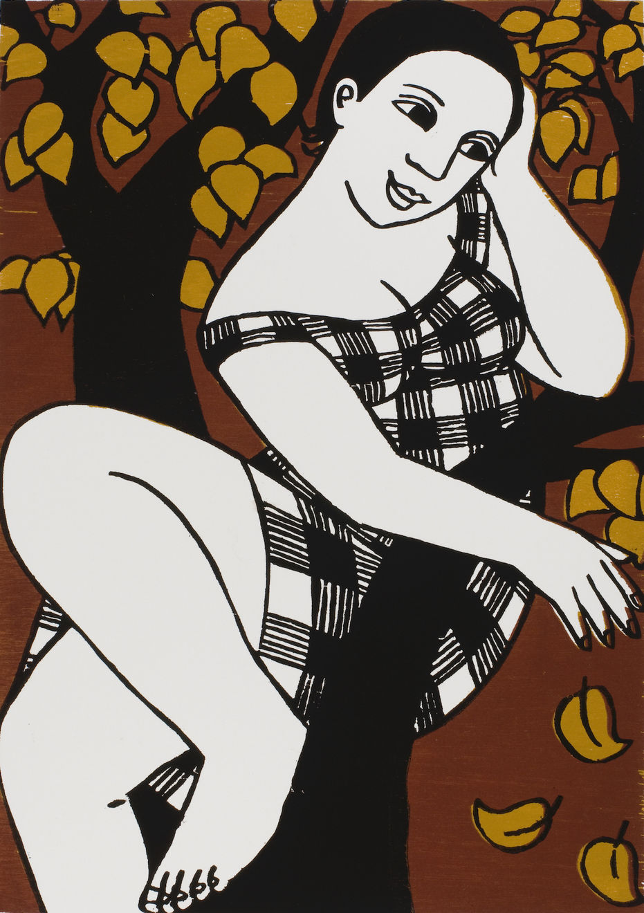 Anita Klein Studio Sale, Falling Leaves (Stage Proof), 2009