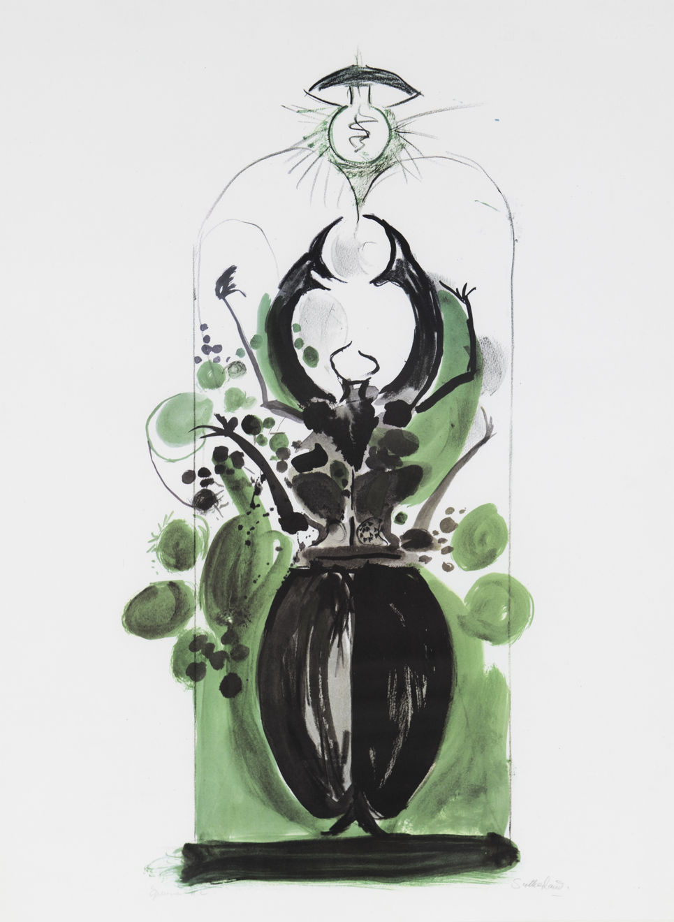 Graham Sutherland, Beetle - Variant , c.1968